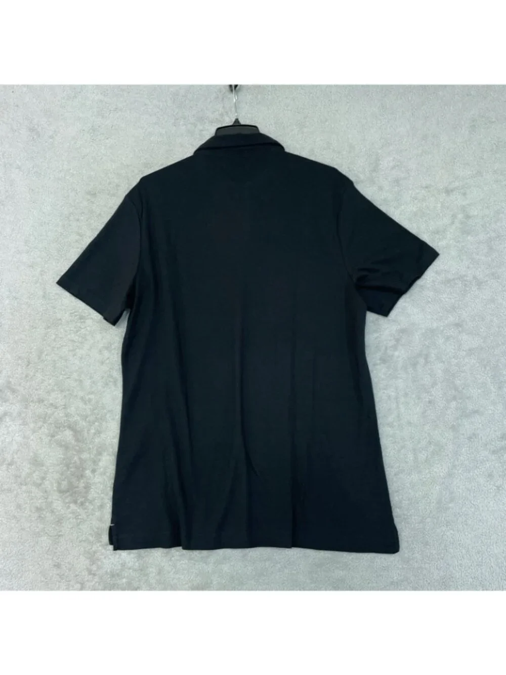 NWT Banana Republic Men's L Black Polo Shirt Cotton Short Sleeve Classic Fit